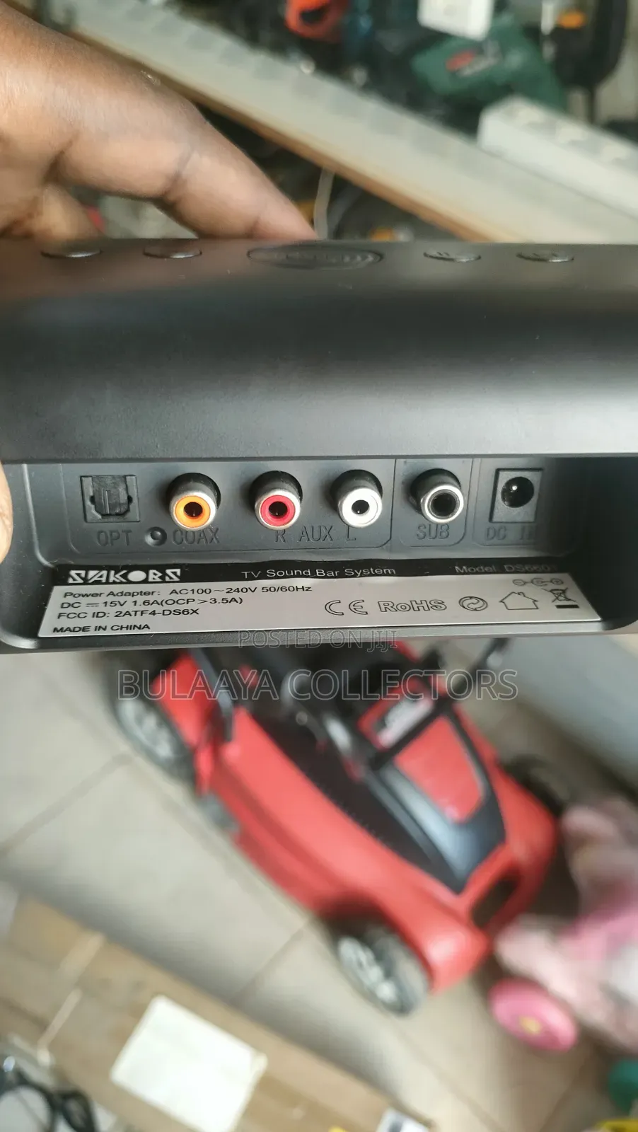 UK Used Sakobs TV Sound Bar, 110W.