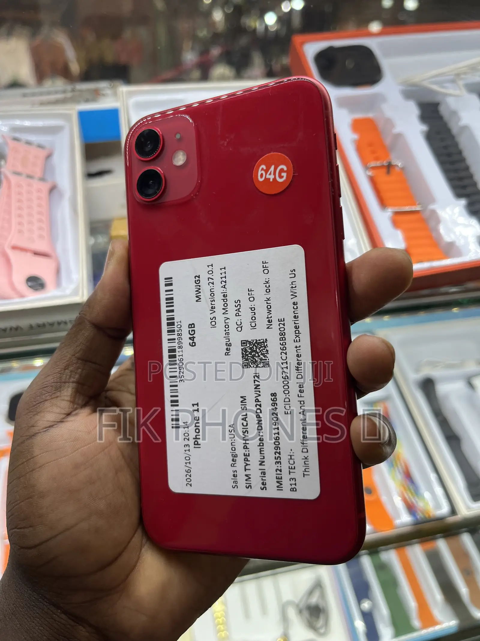 Apple iPhone 11 64 GB Red