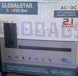 Globalstar GS-5503, a 2.1-Channel AC/DC Hi-Fi Multimedia Soundbar