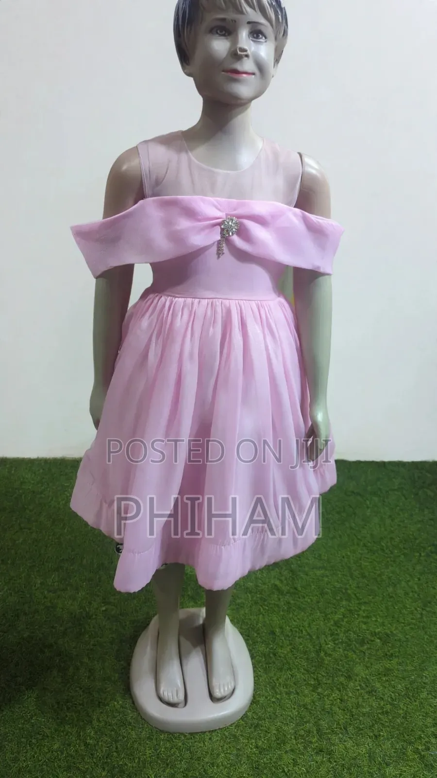 Girls Pink Party Dress