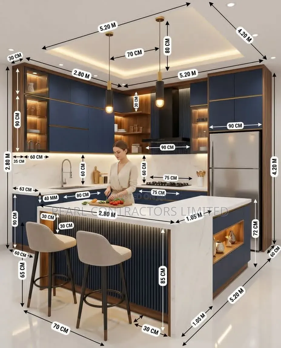 Kitchen Cabinets/Paragon Kitchen Cabinets 930,000/- Per Running Meter