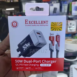 50W Dual Port Charger QC/PD Fast Charging