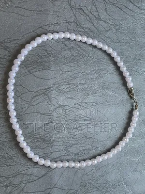 Single Strand Pearl Fashion Necklace