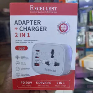Travel Power Adapter With PD 20W