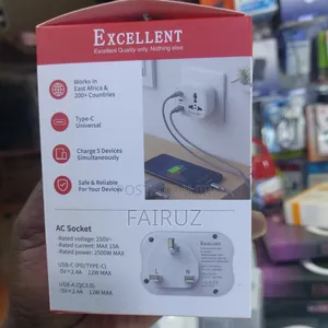 Travel Power Adapter With PD 20W
