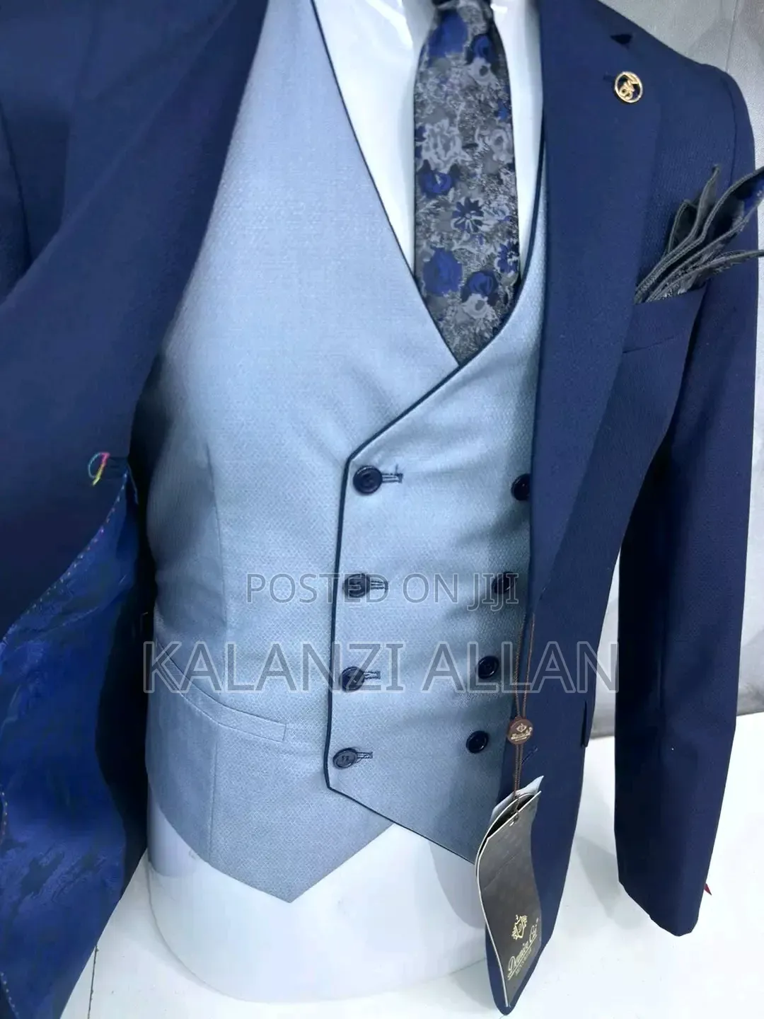 Navy Blue Turkish Suit