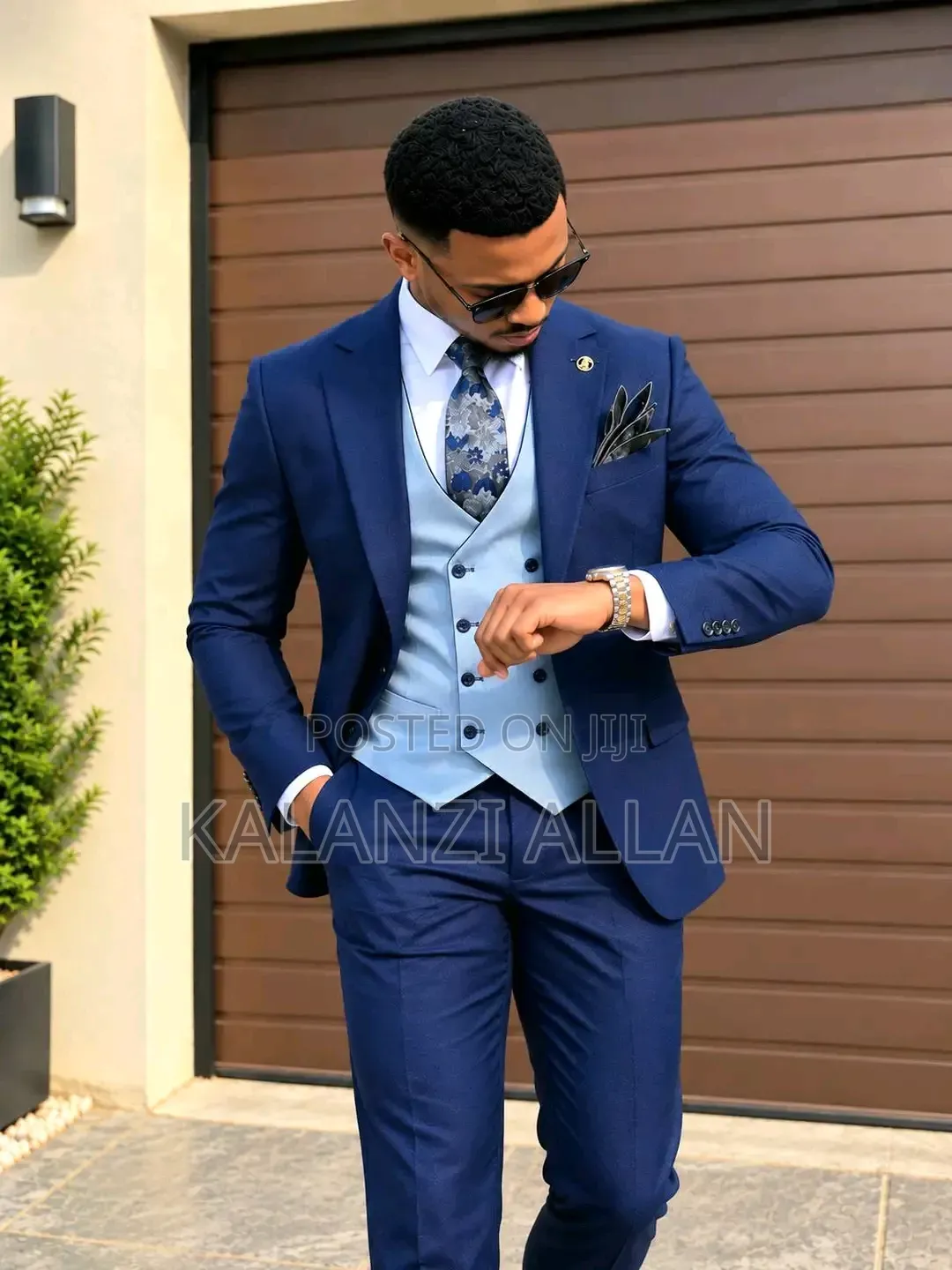Navy Blue Turkish Suit