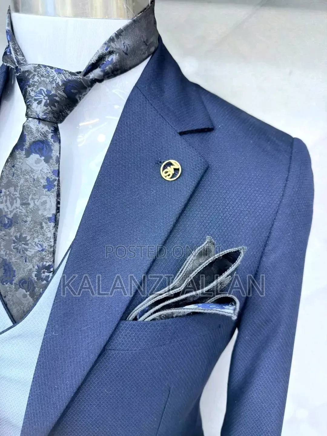 Navy Blue Turkish Suit