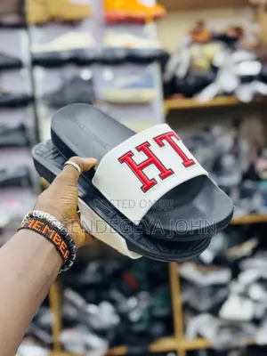 Tommy Hilfiger Monotype Pool Slides.