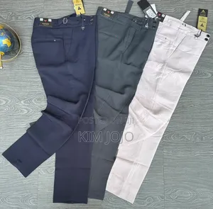 Beltless Men Trousers