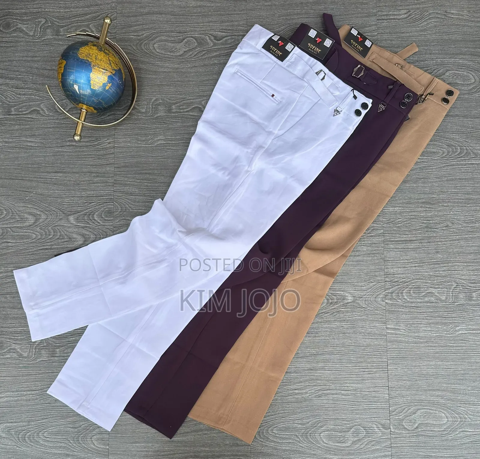 Beltless Men Trousers