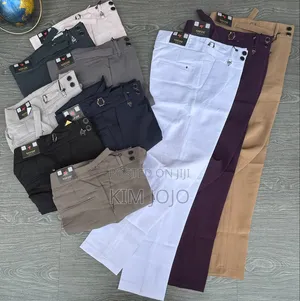 Beltless Men Trousers