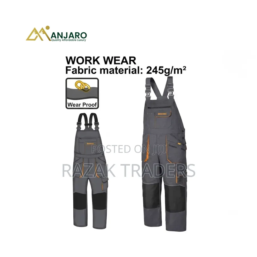 Ingco Heavy Duty Work Overall XXL Made From Cotton and Polyester