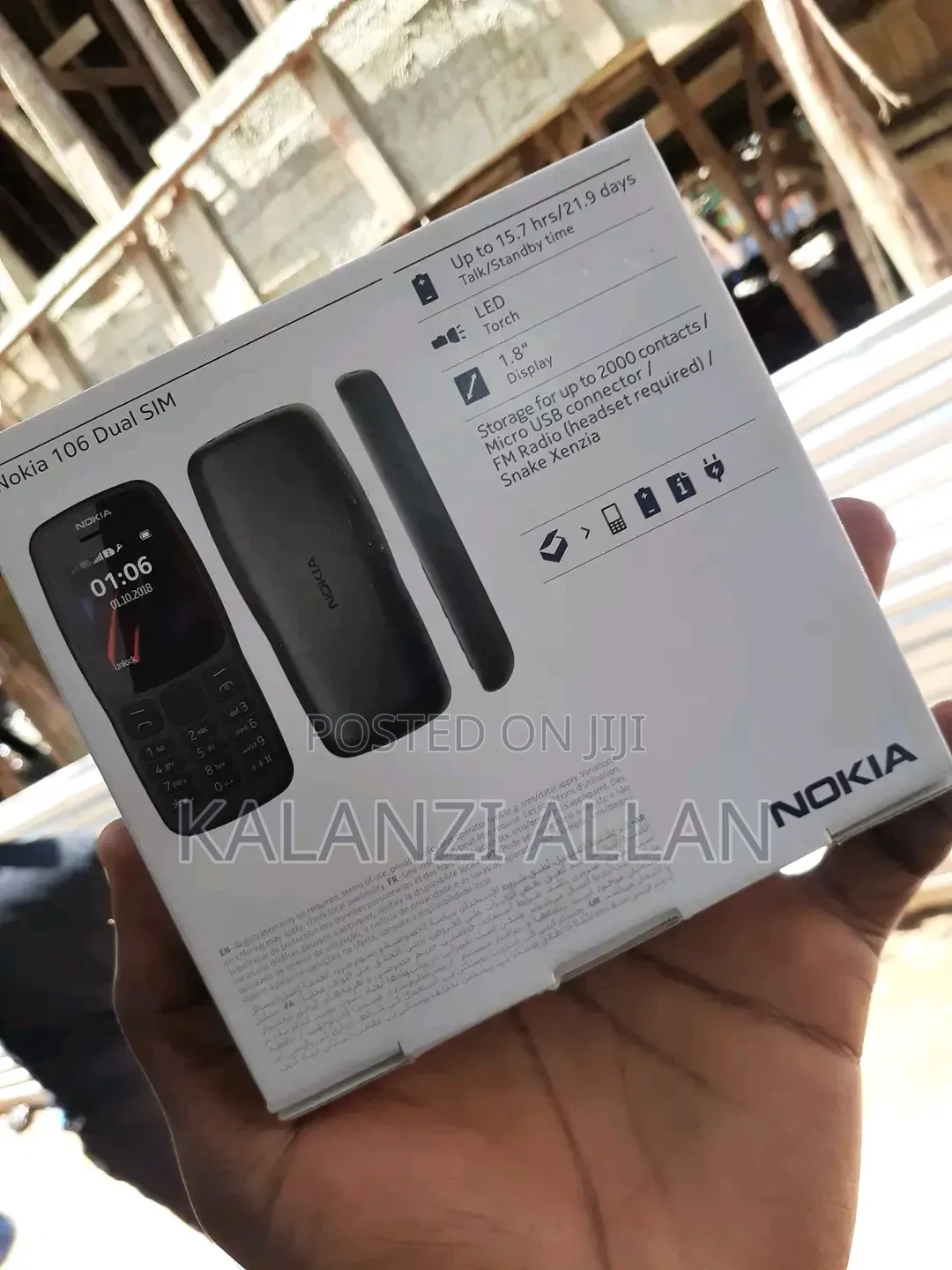 New Nokia 106 Blue
