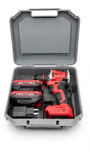 Cordless Drill Two Battery 21v Edon