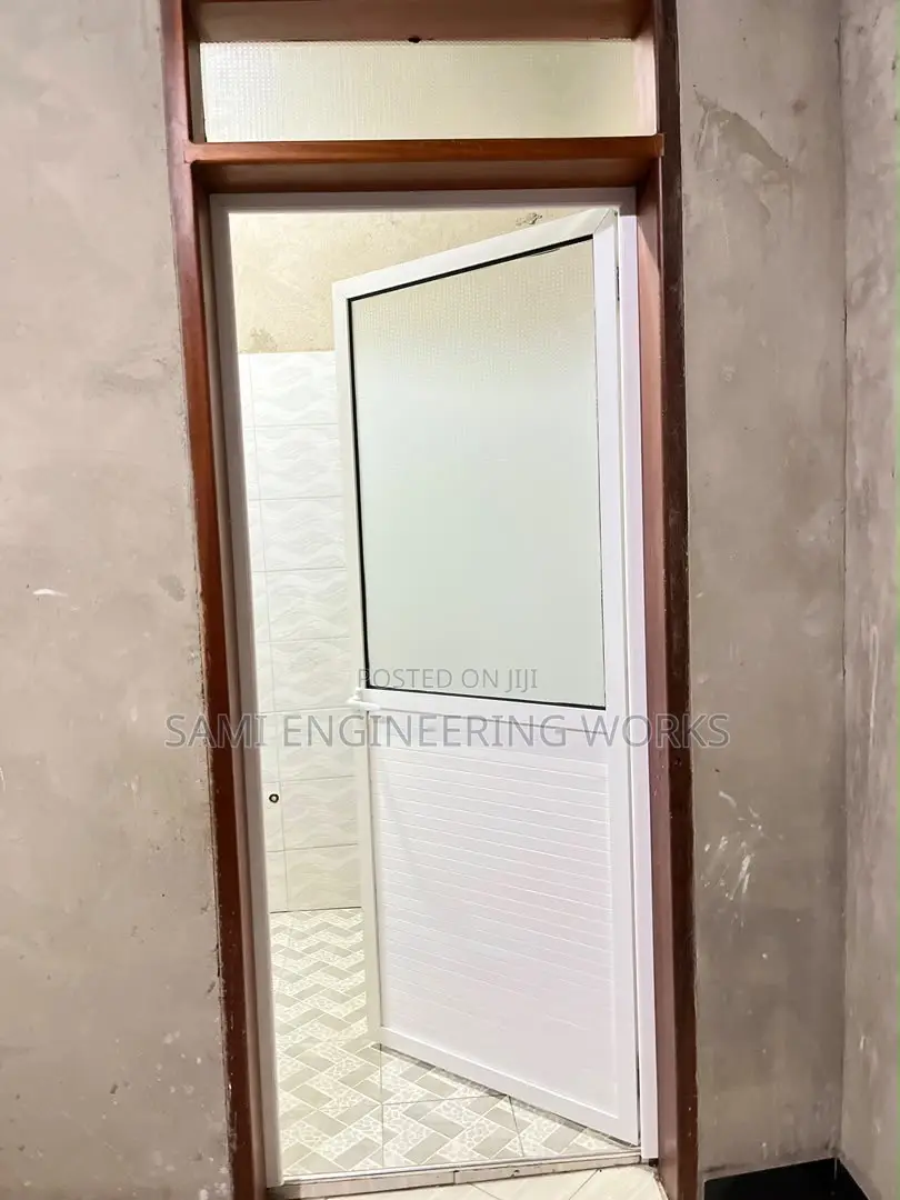 Bathroom Door on Wooden Frame – Quality and Affordable