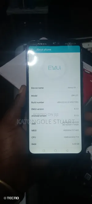 Honor 8X 128 GB Black