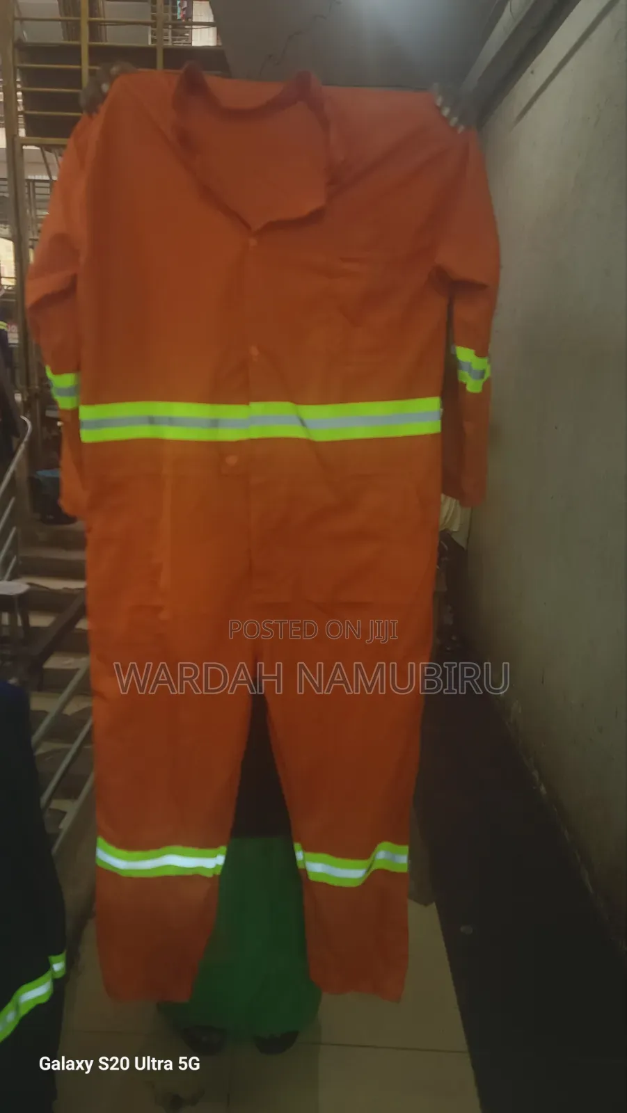 Orange Reflected Overalls Foe Sell