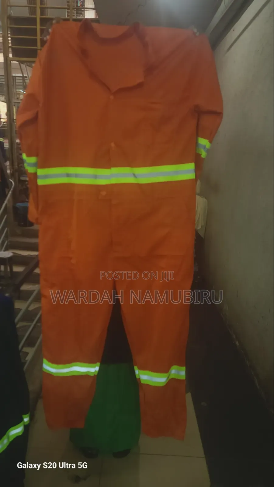 Orange Reflected Overalls Foe Sell