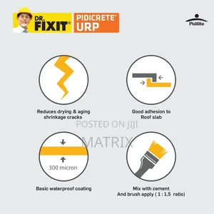 DR. FIXIT 302 SBR Latex for Waterproofing & Repairs on Roofs, Terraces