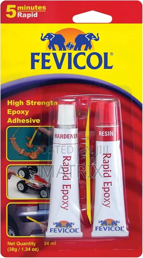 Fevicol Rapid Epoxy Adhesive Two-Component Fast-Setting Adhesive