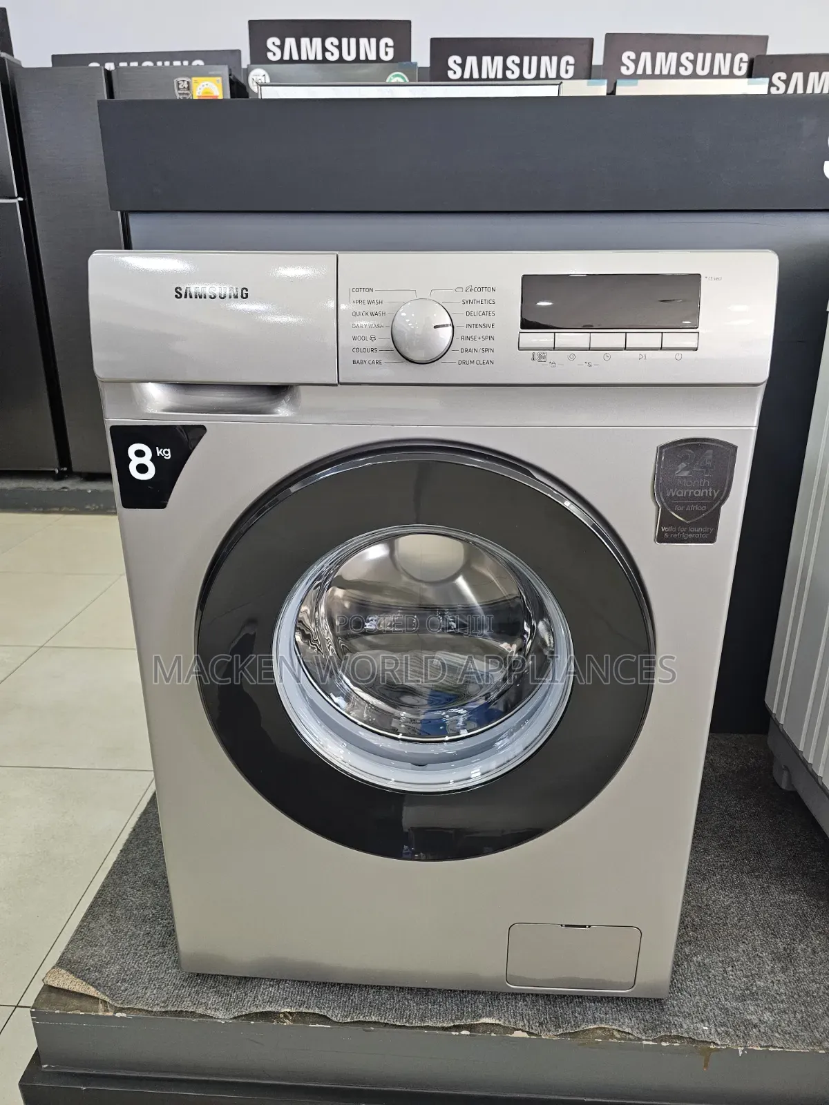 Samsung 8kg Front Loading Washing Machine WW80T3040BS
