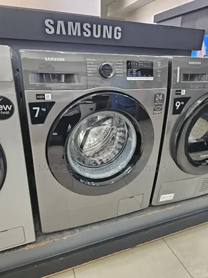 Samsung 7kg Front Loader Washing Machine Silver 3 Years Wrnty