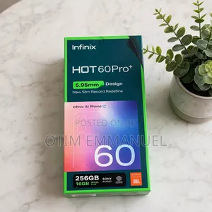 New Infinix Hot 60 Pro+ 256 GB Black