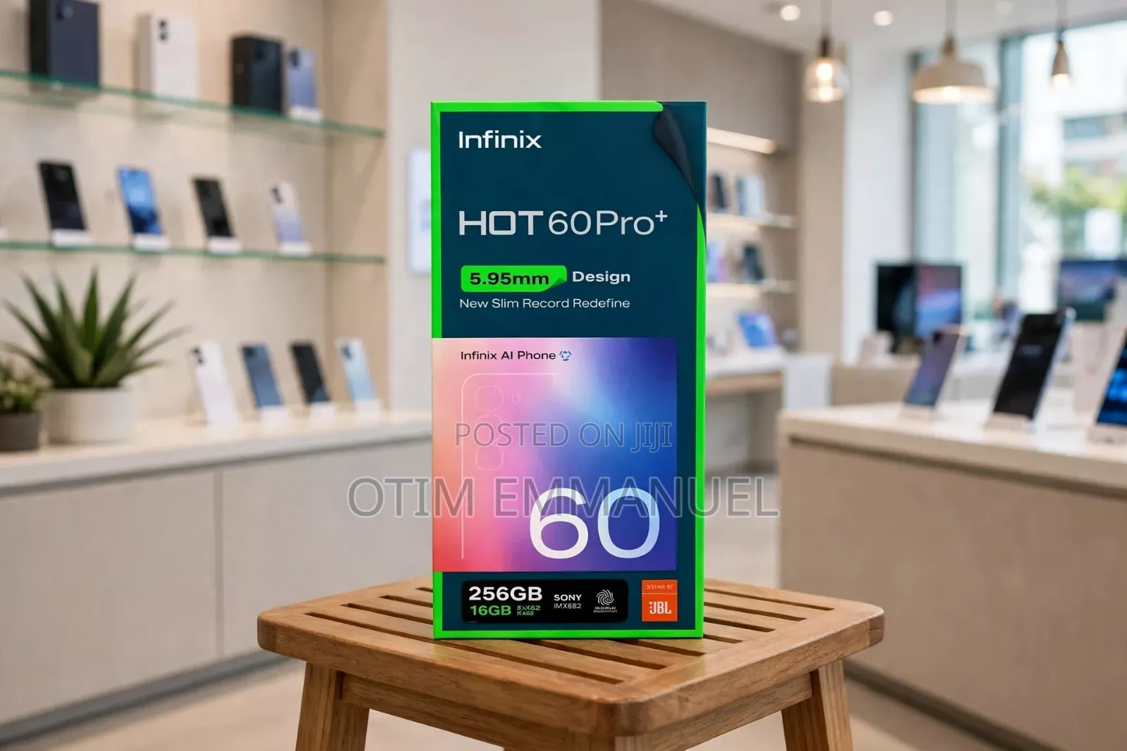 New Infinix Hot 60 Pro+ 256 GB Black