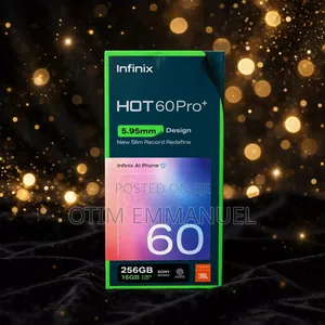 New Infinix Hot 60 Pro+ 256 GB Black