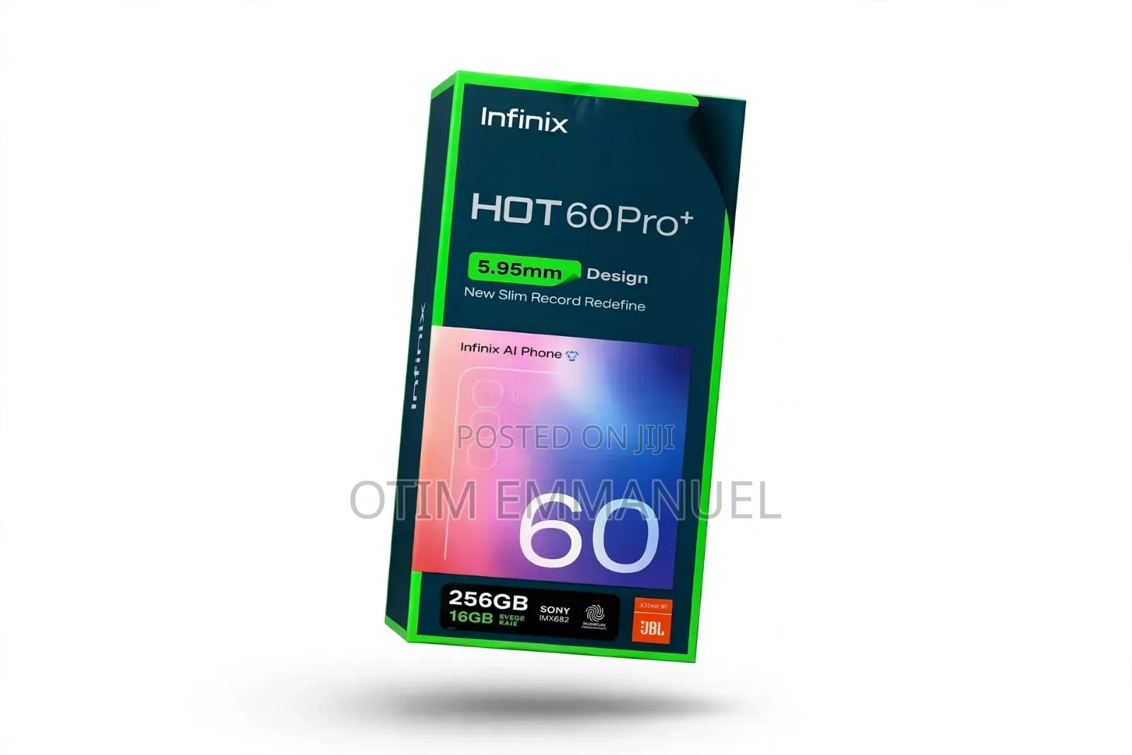 New Infinix Hot 60 Pro+ 256 GB Black