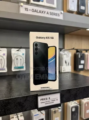New Samsung Galaxy A15 5G 256 GB Black