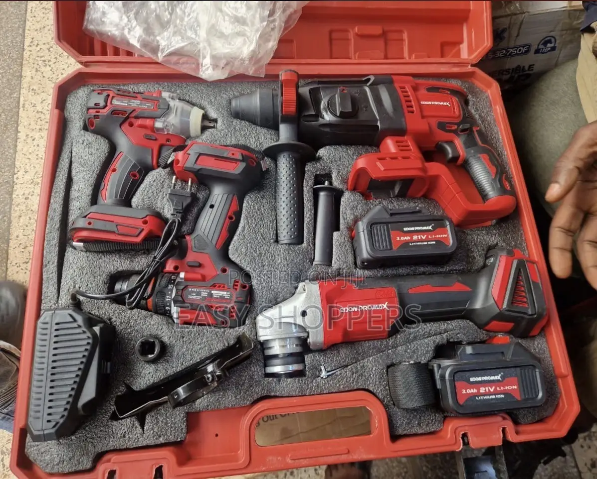 Edon ProMax 4-in-1 Cordless Power Tool Combo Kit 21v