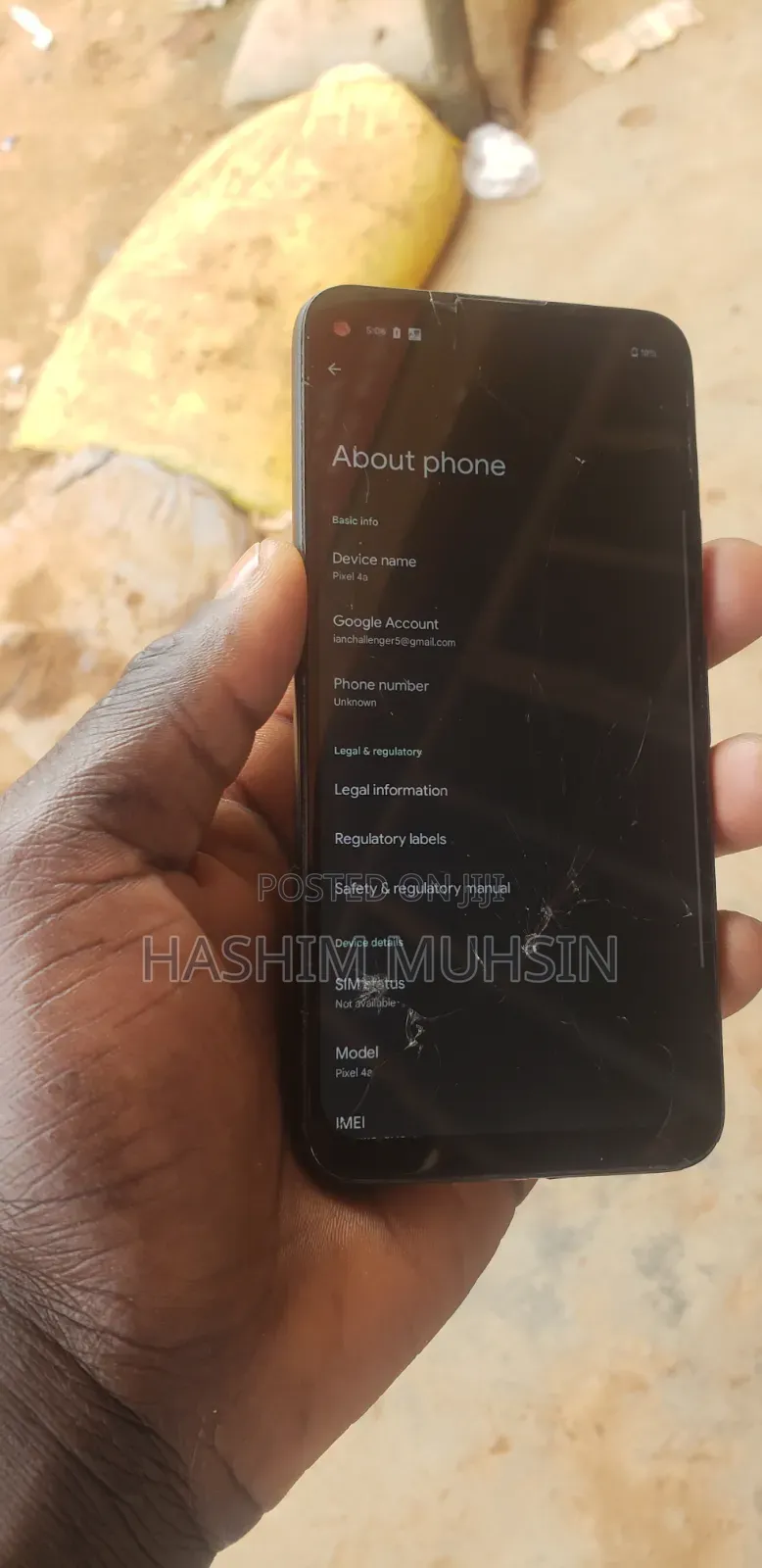 Google Pixel 4a 128 GB Black
