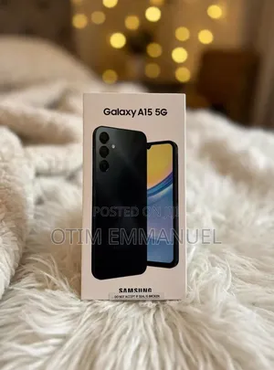 New Samsung Galaxy A15 5G 256 GB Black