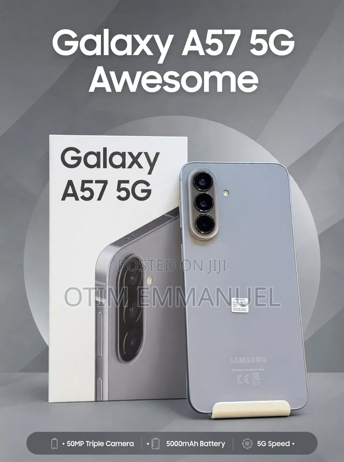 New Samsung Galaxy A57 256 GB Black