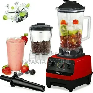 2 in 1 IQRA Multifunctional Heavy-Duty Blender & Grinder, 1200W