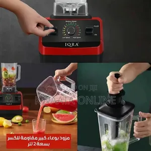 2 in 1 IQRA Multifunctional Heavy-Duty Blender & Grinder, 1200W