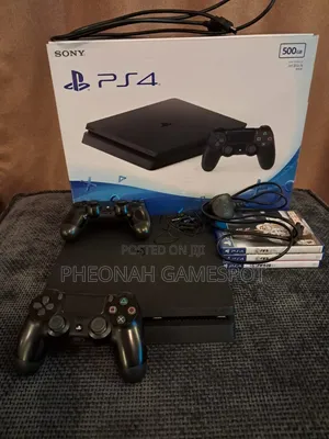 PS4 Slim Chipped: 12 Games, 2 Pads. Keep Your Kids at Home Always