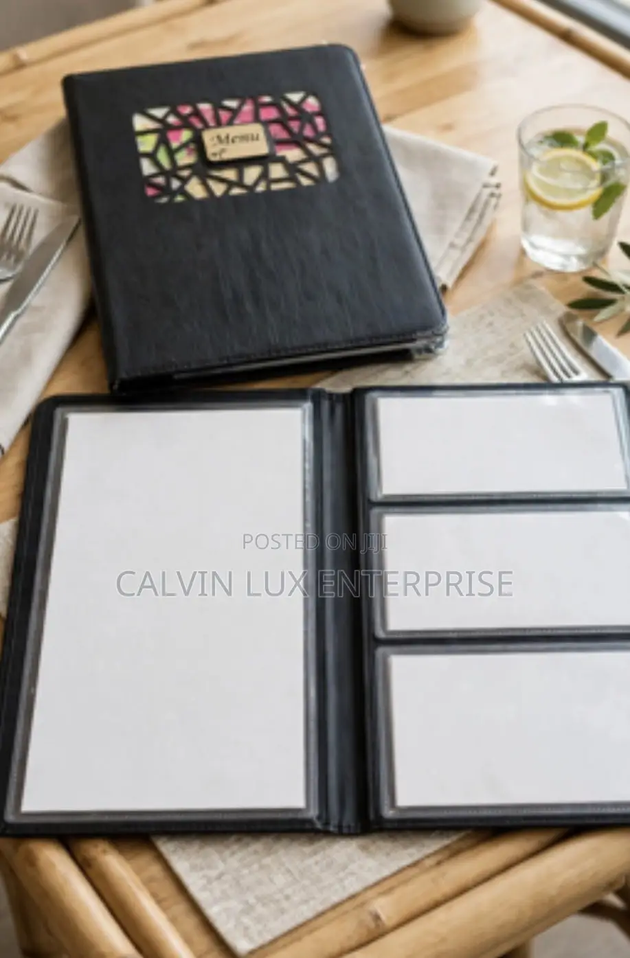 Menu Book for Restaurants