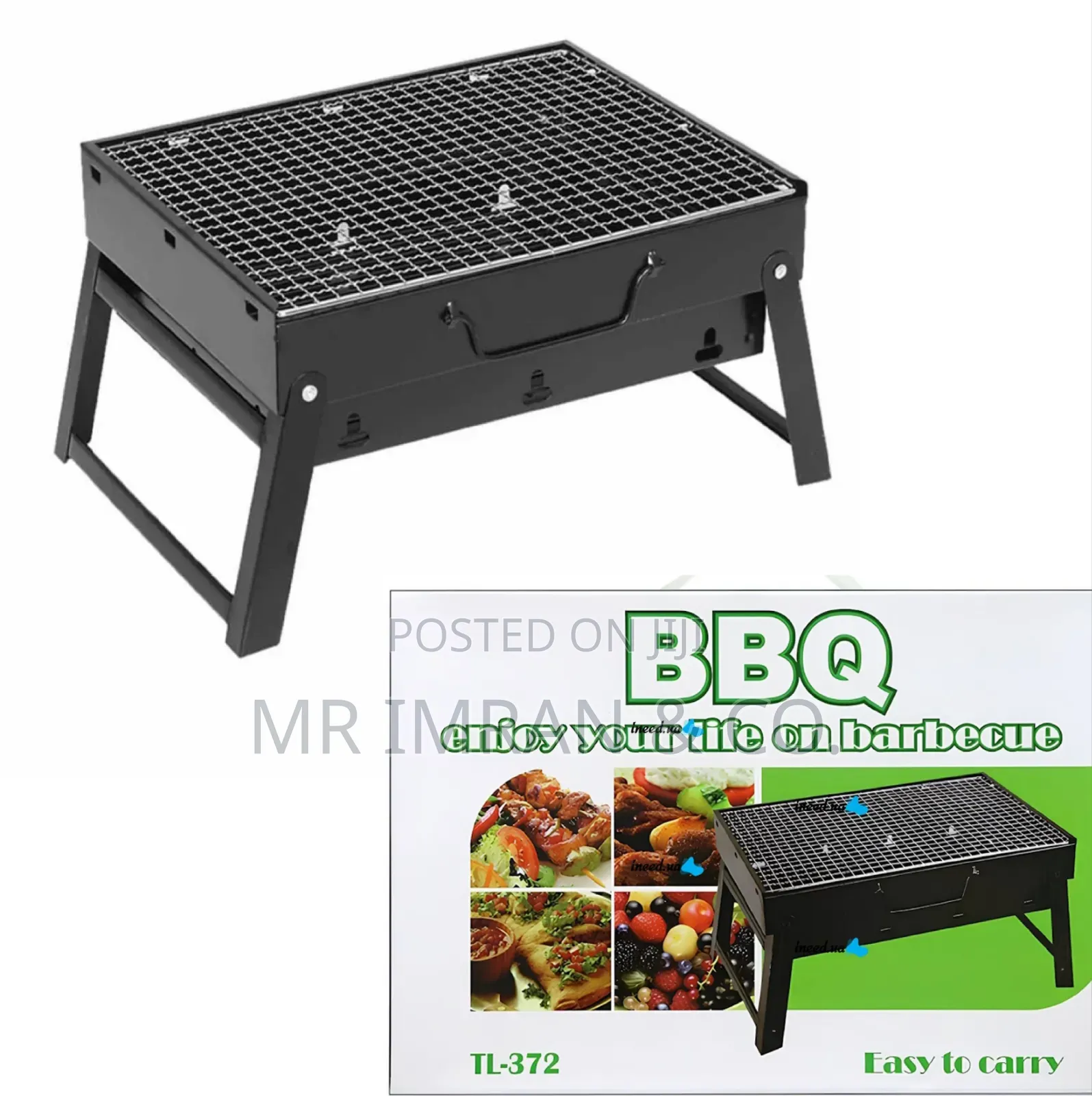 Portable Foldable Charcoal BBQ Grill