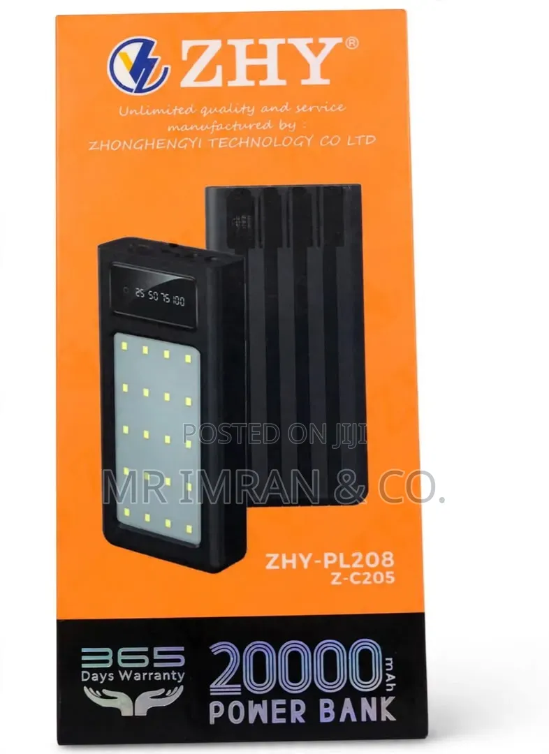 ZHY 20,000 mAh Power Bank