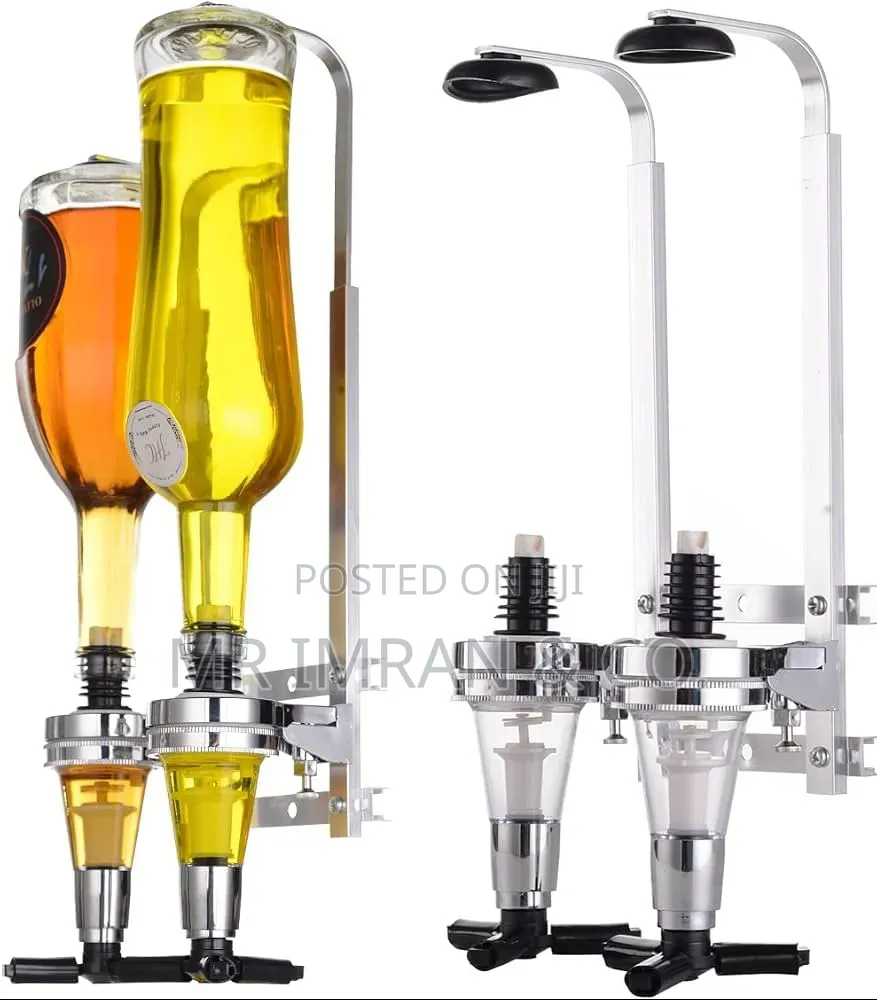 2-Bottle Liquor Dispenser and Bar Butler
