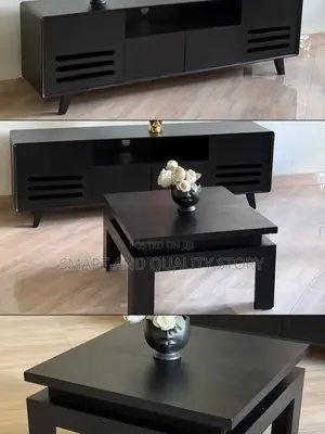 2-in-1 TV Stand +Coffee Table Set -Drowers Storage-Freezer