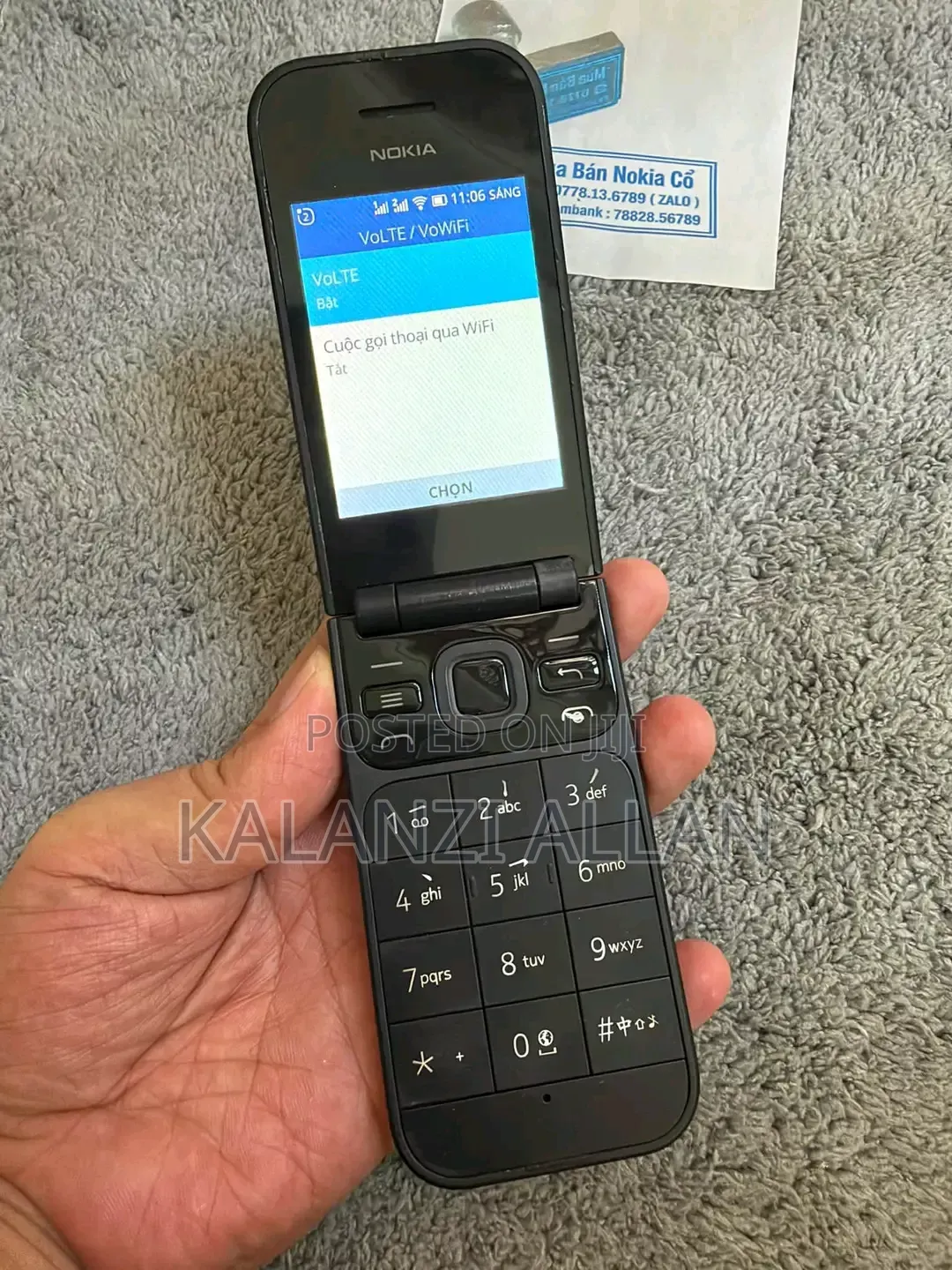 New Nokia 2720 Flip 512 GB Gray