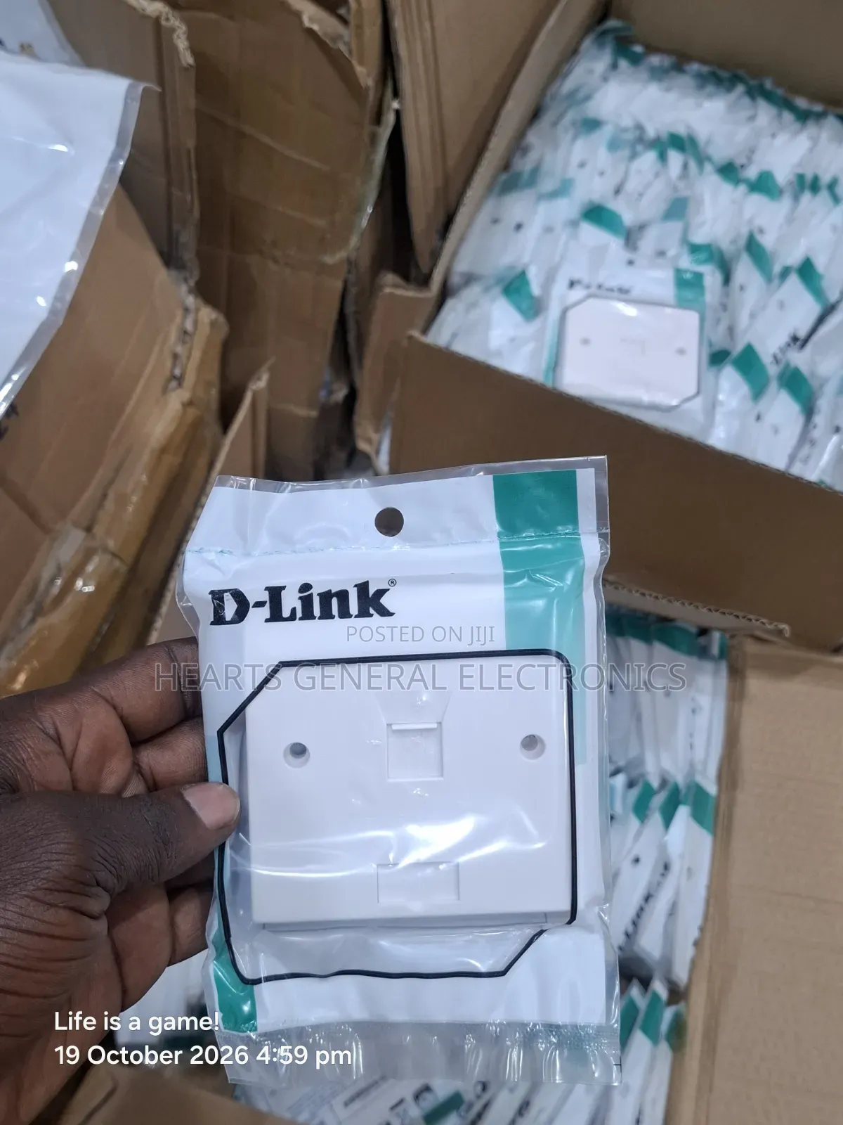 D-Link Single Port Network Faceplate