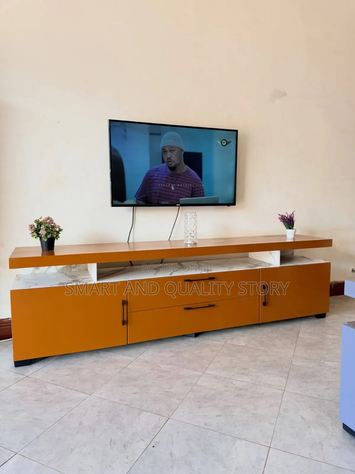 TV Stand 6ft Wall Unit TV Stands White