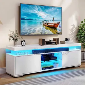 White Tvstand 1.8m TV Stands Bianca Wall With Drowers