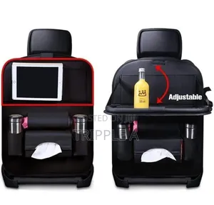 Faux Leather Car Basket Multi Pocket Folding Organizer