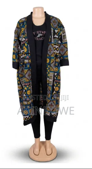 Women African Print Kimono Jacket